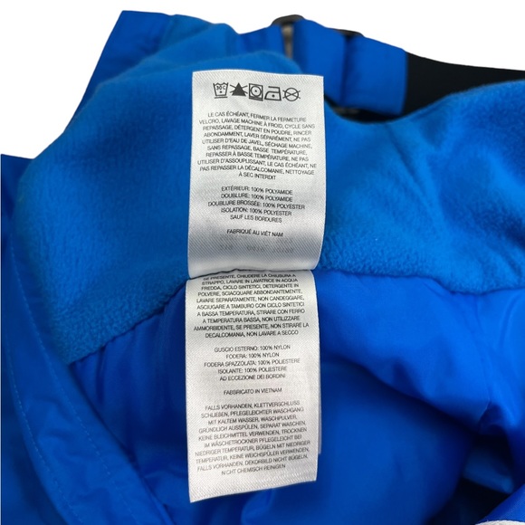 New Columbia Winter Snow Pants Snow Bibs XXS 4/5 Blue - Picture 7 of 17